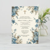 カトリック洗礼《キリスト教》洗礼式や命名式賛美マザーイエス 招待状 (スタンド正面)