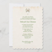 カトリック洗礼《キリスト教》洗礼式や命名式賛美マザーイエス 招待状 (裏面)