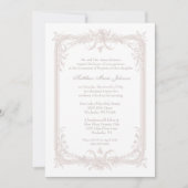 カトリック洗礼《キリスト教》洗礼式や命名式賛美マザーイエス 招待状 (正面)