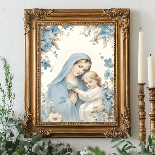 カトリック洗礼《キリスト教》洗礼式や命名式賛美マザーイエス 招待状