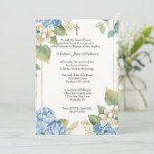 カトリック洗礼《キリスト教》洗礼式や命名式賛美マリーベビー 招待状 (スタンド正面)