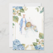 カトリック洗礼《キリスト教》洗礼式や命名式賛美マリーベビー 招待状 (裏面)