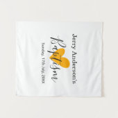 カトリック洗礼 子供 現代 簡潔 QR 最小 タペストリー (正面(横))