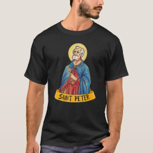 カトリック王国への使徒鍵の聖ペテロ Tシャツ