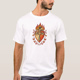 カトリック男性用聖心Tシャツ Tシャツ