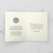 カトリック確認聖幽霊ヴァージンメアリーカード カード (内部)