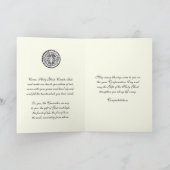 カトリック確認聖幽霊ヴァージンメアリーカード カード (内部)