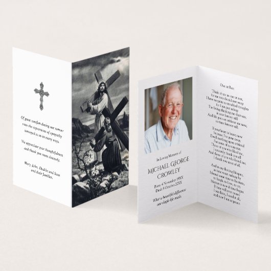 カトリック祈りの言葉カード | アンティークデイエス (内部&外部)