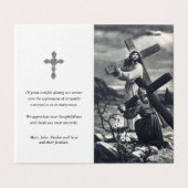 カトリック祈りの言葉カード | アンティークデイエス (外部フラット)