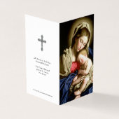 カトリック祈りの言葉カード | マドンナと子 (外部)
