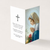 カトリック祈りの言葉カード | ヴィエルジュオーシャペレ 名刺 (外部)