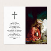 カトリック祈りの言葉カード | 天使の腕010 名刺 (外部フラット)