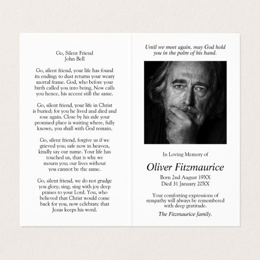 カトリック祈りの言葉カード | 天使の腕010 名刺 (内部フラット)