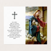 カトリック祈りの言葉カード |損失時 名刺 (外部フラット)