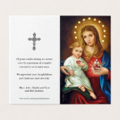 カトリック祈りの言葉カード | 無垢ハートマリア (外部フラット)