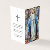 カトリック祈りの言葉カード | 雹メアリー 名刺 (外部)