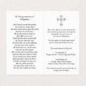 カトリック祈りの言葉カード | Jesus Christ 名刺 (内部フラット)