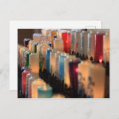 カトリック祈りの言葉キャンドル ポストカード (正面/裏面)