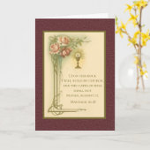 カトリック祈りの言葉法信仰聖なる書物、 経典引用文 カード (黄色い花)