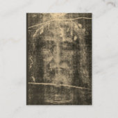 カトリック祈りの言葉聖なる顔のイエズスシュラウドトリン プレイスカード (正面)