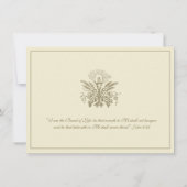 カトリック第一聖体女子フローラ 招待状 (裏面)