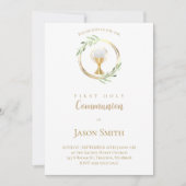 カトリック第一聖体金ゴールド離れ団 招待状 (正面)