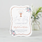 カトリック第一聖餐式の少女 招待状 (スタンド正面)