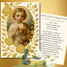 カトリック第一聖餐式カード 案内状