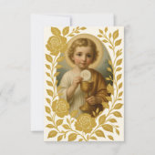 カトリック第一聖餐式カード 案内状 (正面)