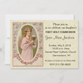 カトリック第一聖餐式招待状 招待状 (正面)