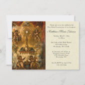 カトリック第一聖餐式招待状 招待状 (正面)