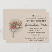 カトリック第一聖餐式招待状 招待状 (正面/裏面)