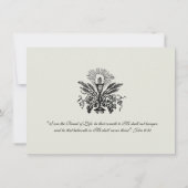 カトリック第一聖餐式招待状 招待状 (裏面)