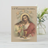 カトリック第一聖餐式招待状 招待状 (スタンド正面)