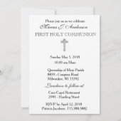 カトリック第一聖餐式招待状 招待状 (裏面)