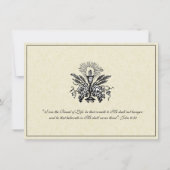 カトリック第一聖餐式招待状 招待状 (裏面)