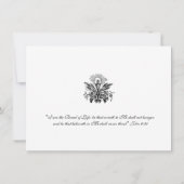 カトリック第一聖餐式招待状 招待状 (裏面)