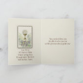 カトリック第一聖餐式 カード (内部)