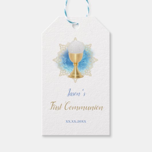 カトリック第一聖餐式 ギフトタグ (正面)