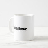 カトリック系の学校の生存者 コーヒーマグカップ (正面左)