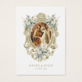 カトリック結婚フローラ祈りの言葉カード (正面)