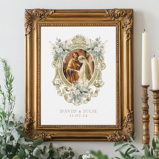 カトリック結婚フローラ祈りの言葉カード