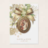 カトリック結婚フローラ祈りの言葉カード (正面)