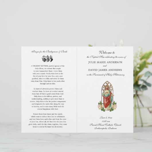 カトリック結婚ラテンマスの神聖ハート計画 (スタンド正面)