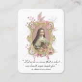 カトリック結婚式の引き出物サンテリーズヴィンテージバラ  名刺 (正面)