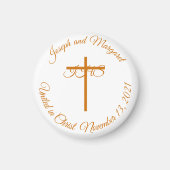 カトリック結婚式の引き出物磁石 マグネット (正面)