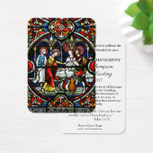 カトリック結婚式の引き出物神聖なカード結婚カナ (デスク)