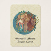カトリック結婚式の引き出物聖なるカードMary Joseph (正面)