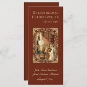 カトリック結婚式の引き出物聖なる書物、 経典新郎新婦 (正面/裏面)