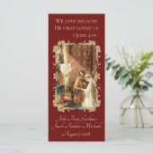 カトリック結婚式の引き出物聖なる書物、 経典金ゴールドマルーン (スタンド正面)